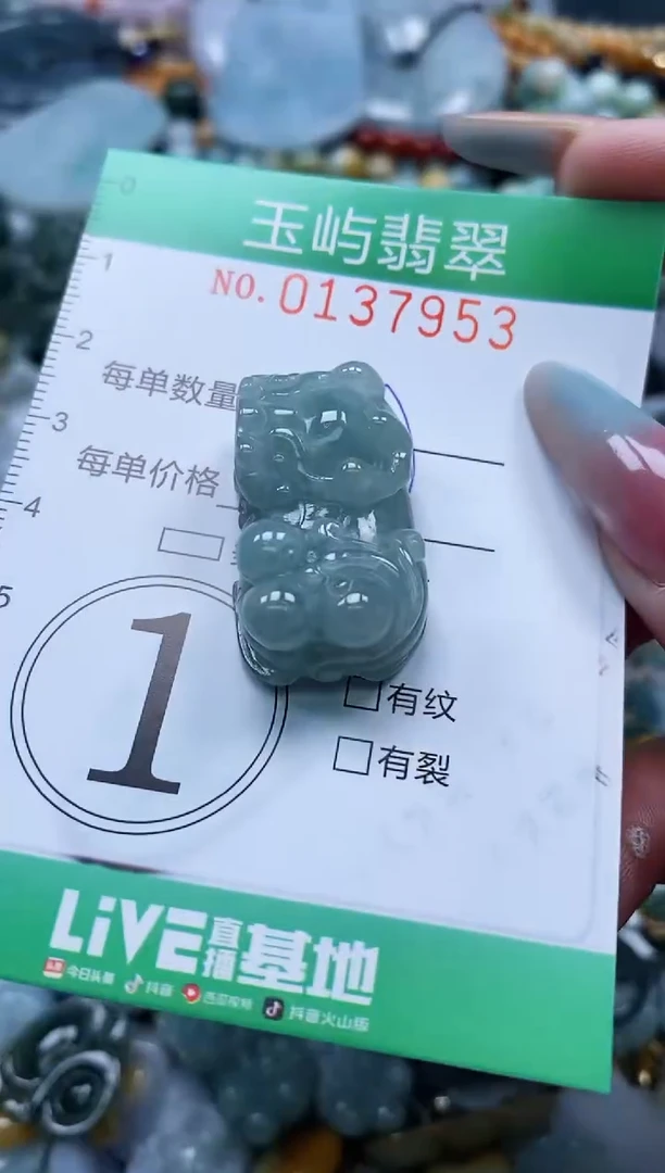 翡翠未镶嵌颈饰闪购0137953