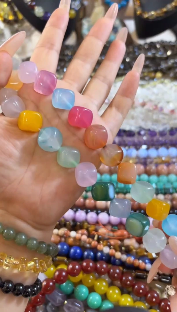 未镶嵌玛瑙/玉髓珠宝半成品巴西玛瑙卡14