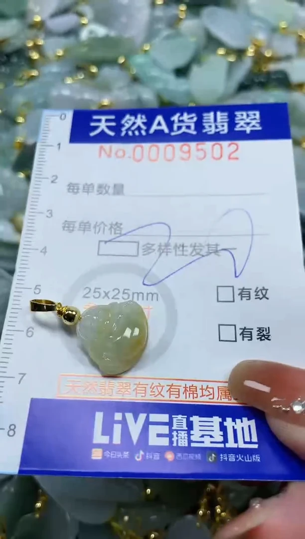 颈饰未镶嵌翡翠天然A货翡翠