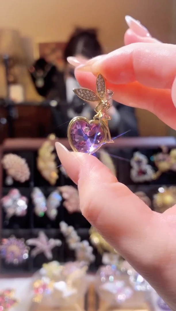 合成立方氧化锆铜合金紫色仙子