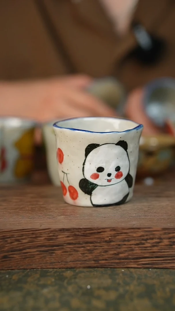 摆件泥垚手作 景德镇手工手绘器物