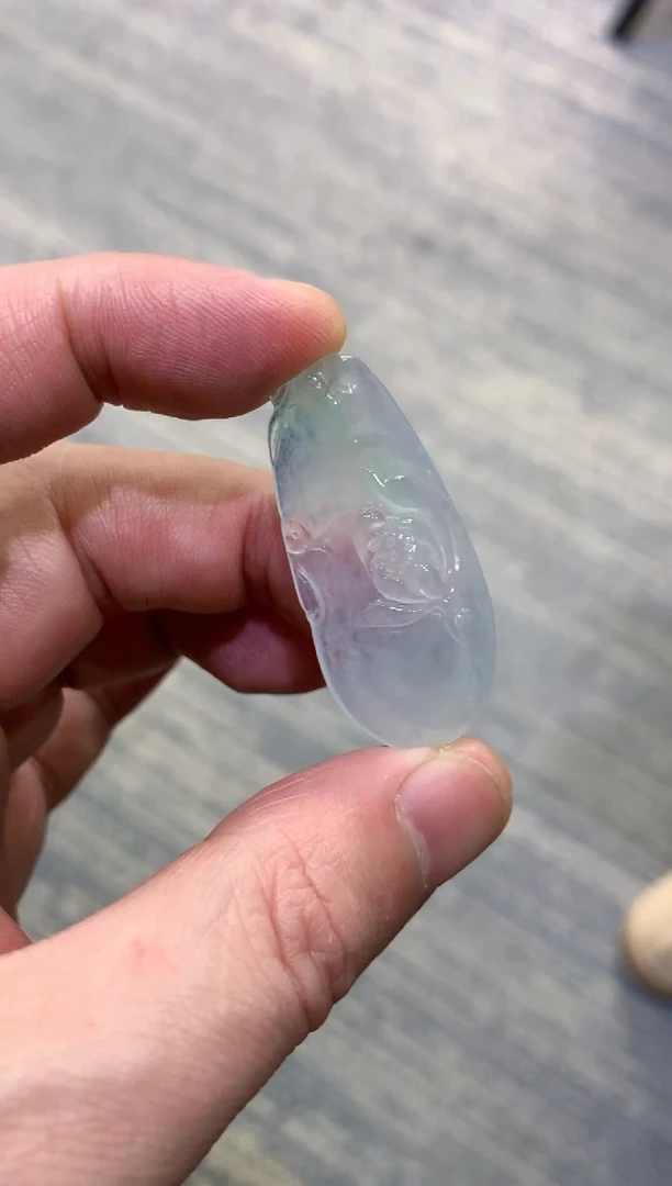 颈饰未镶嵌翡翠天然A货翡翠