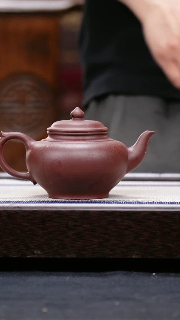 茶壶紫砂三号井底槽清  笑樱