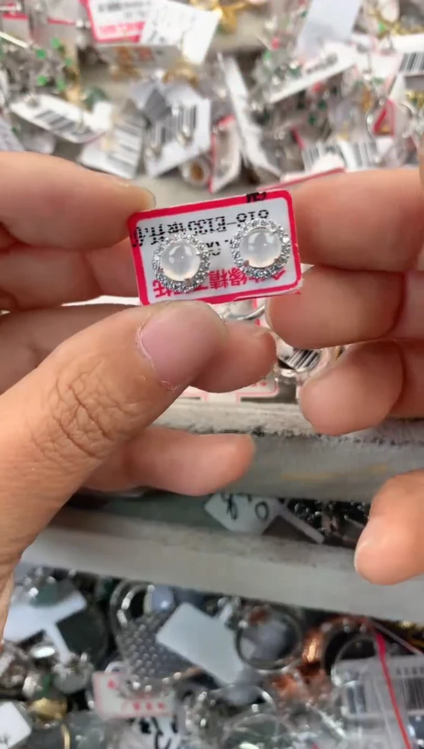 银S925镶嵌戒指翡翠777            9