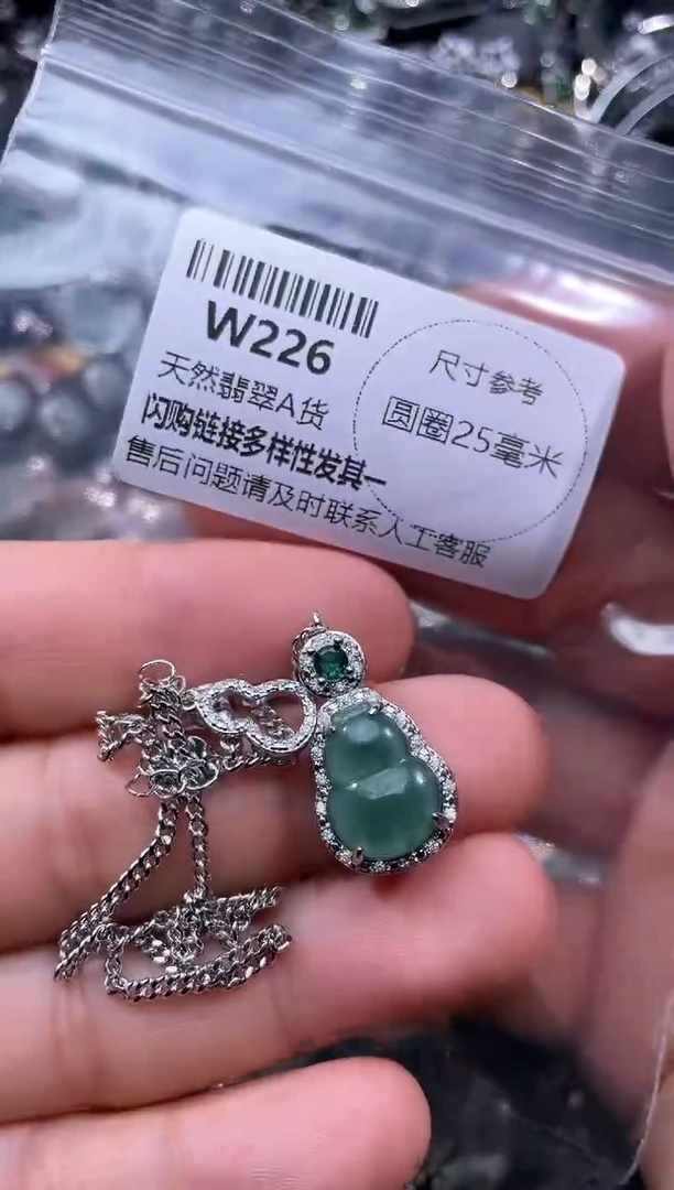 【闪购商品】翡翠颈饰未镶嵌W226项链
