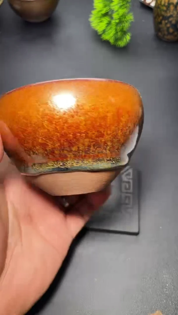 茶盏143 叶紫建盏