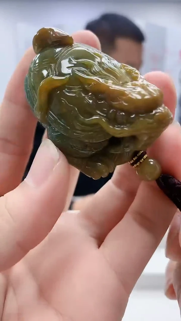 定制翡翠未镶嵌4898bb-毛货挂件125