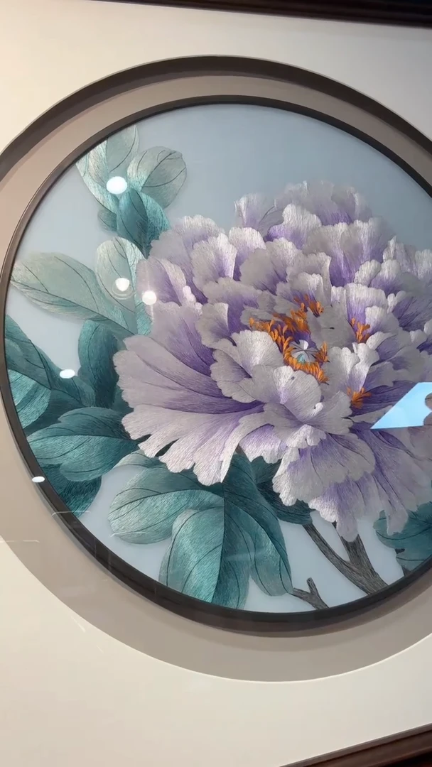 刺绣非遗苏绣手工刺绣方框