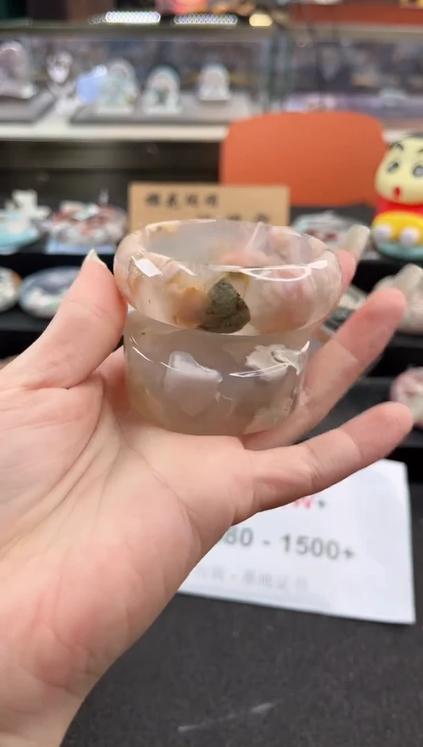未镶嵌手镯石英质玉53圈口（赠品镯心）S941412