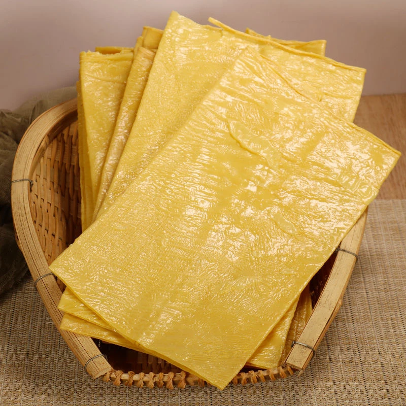 百年王家洛南油豆皮手工制作散装火锅食材豆皮500g/袋