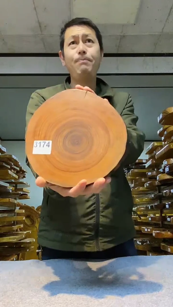 实木原木茶盘 一物一拍(不含配件）