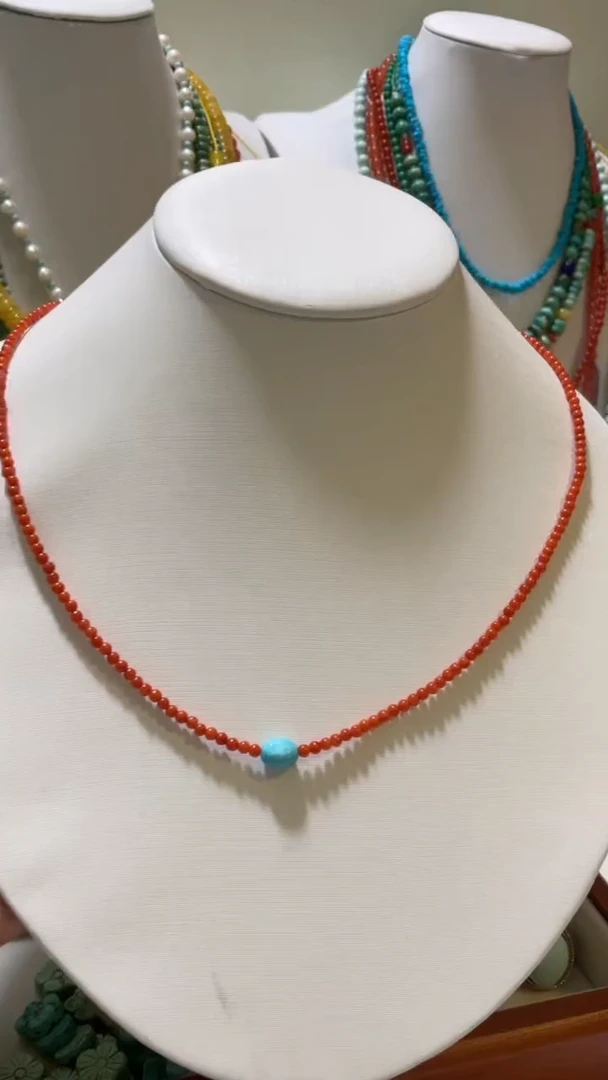 未镶嵌南红玛瑙珠宝奇石项链