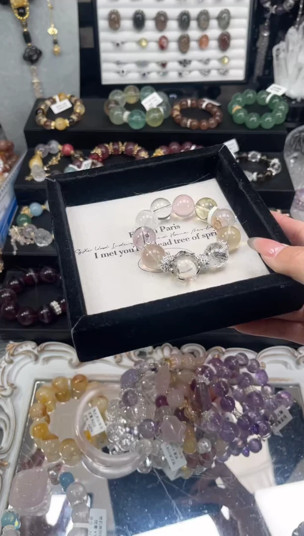 【闪购商品】水晶手链未镶嵌天然水晶 多样性发货