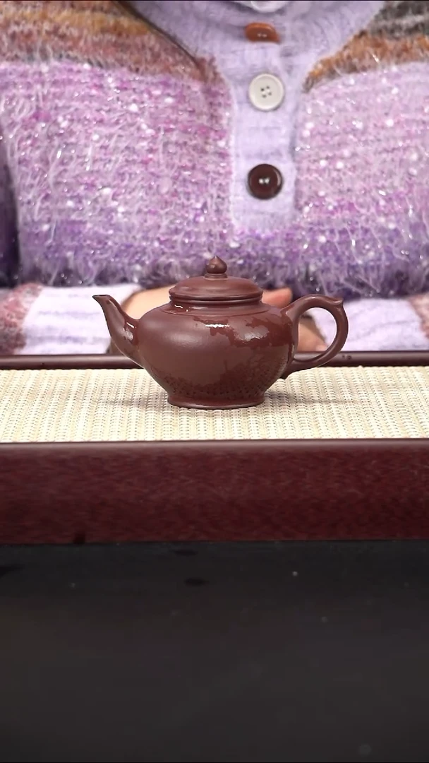 茶壶紫砂紫泥 笑樱210cc