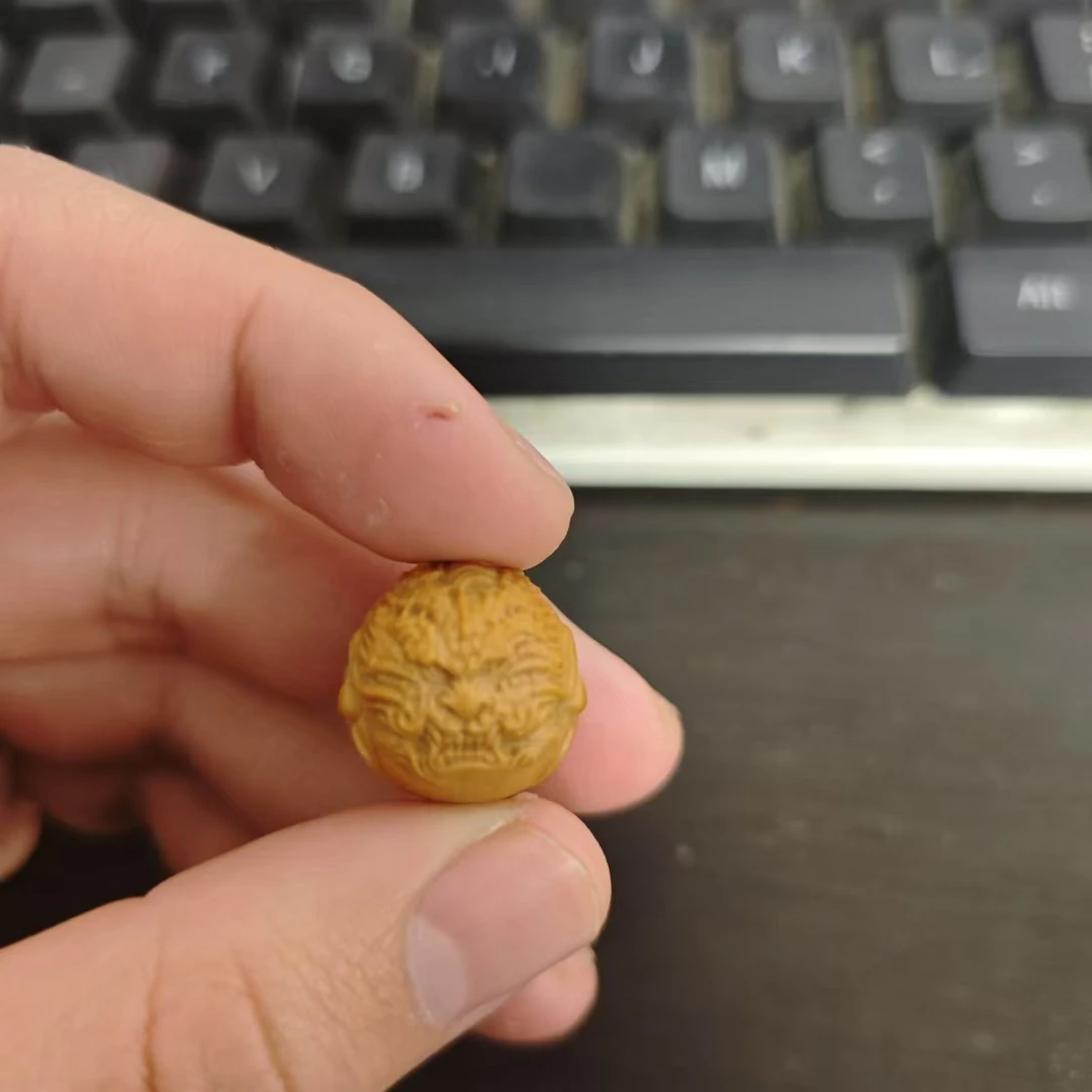 猴头 单颗 雕刻 九目 龙僧 素