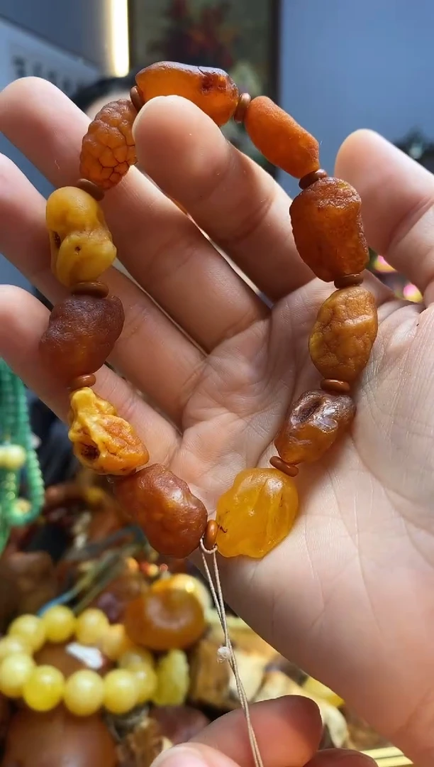 手串琥珀未镶嵌手串