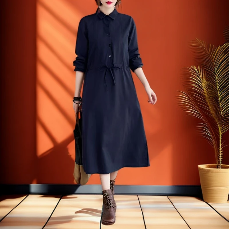 B009长袖抽绳风衣百搭时尚休闲衬衫专柜