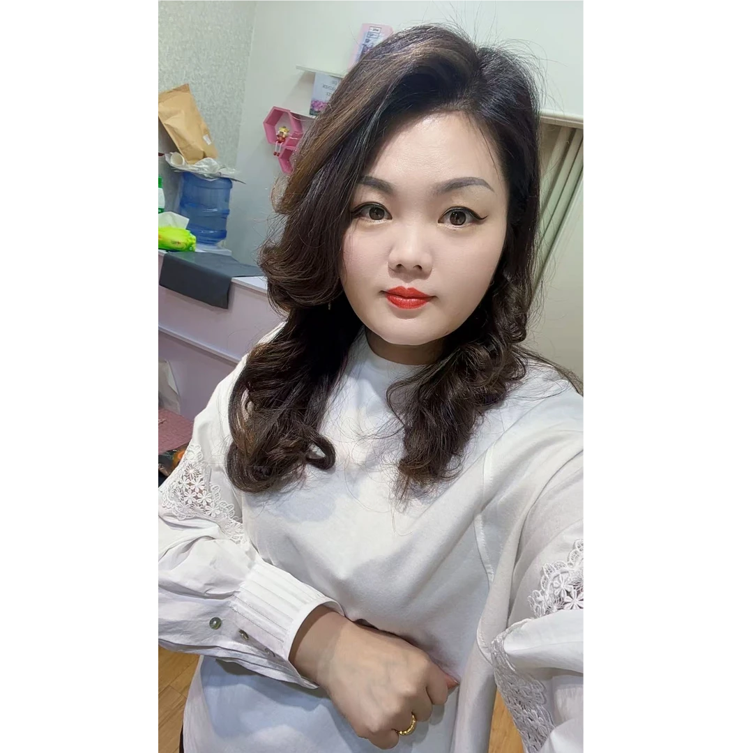 蕾丝长袖喇叭袖镂空圆领拼接T恤时尚气质