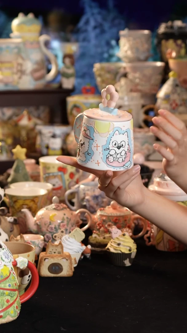 其他陶景德镇釉下彩手绘设计师款陶瓷