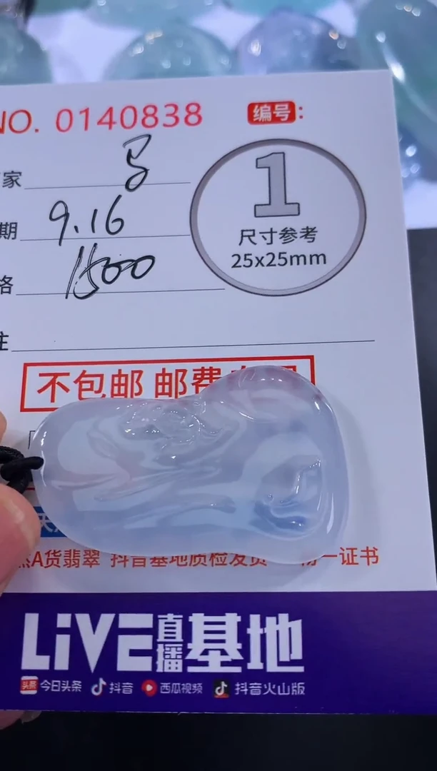 颈饰未镶嵌翡翠金****马！