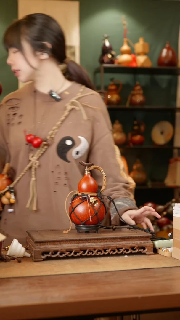 101号精品天然大漆酒葫芦一物一拍~