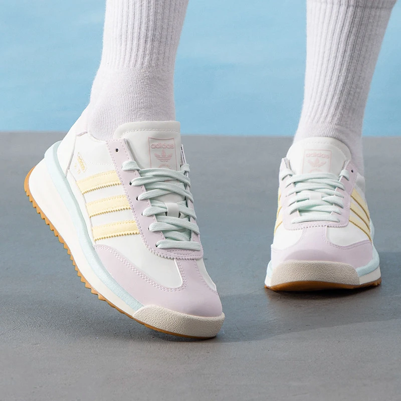 【商场同款】阿迪达斯三叶草女鞋2025新款轻便透气运动休闲鞋JR8088