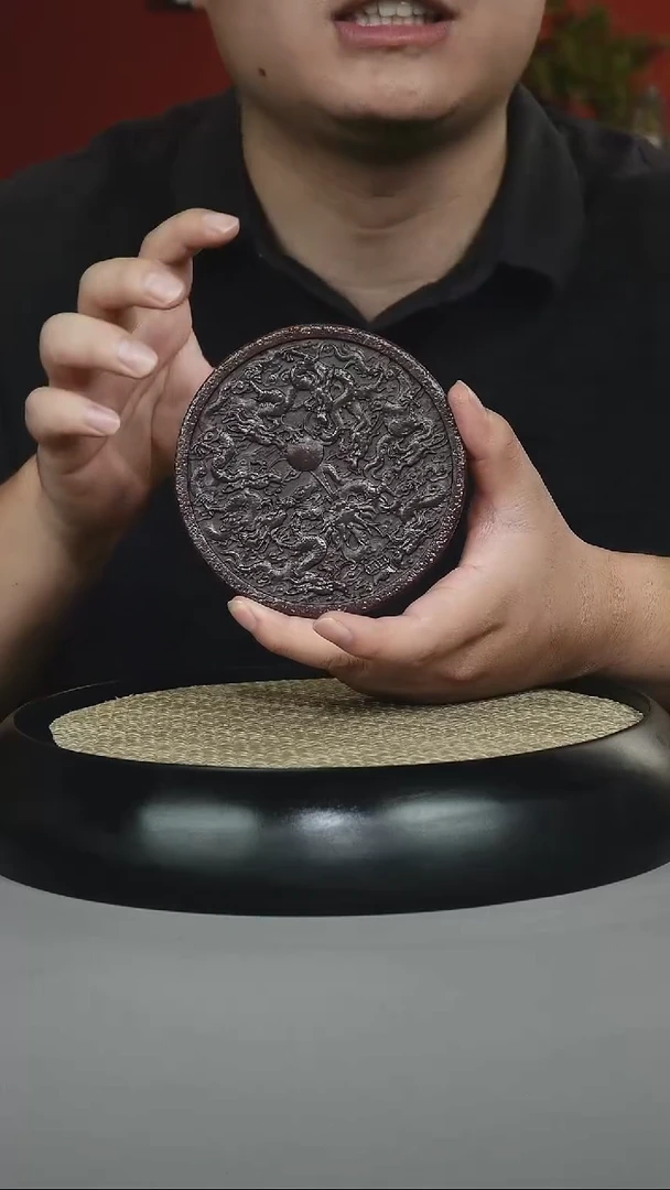 茶壶紫砂铁血红砂 九龙壶承