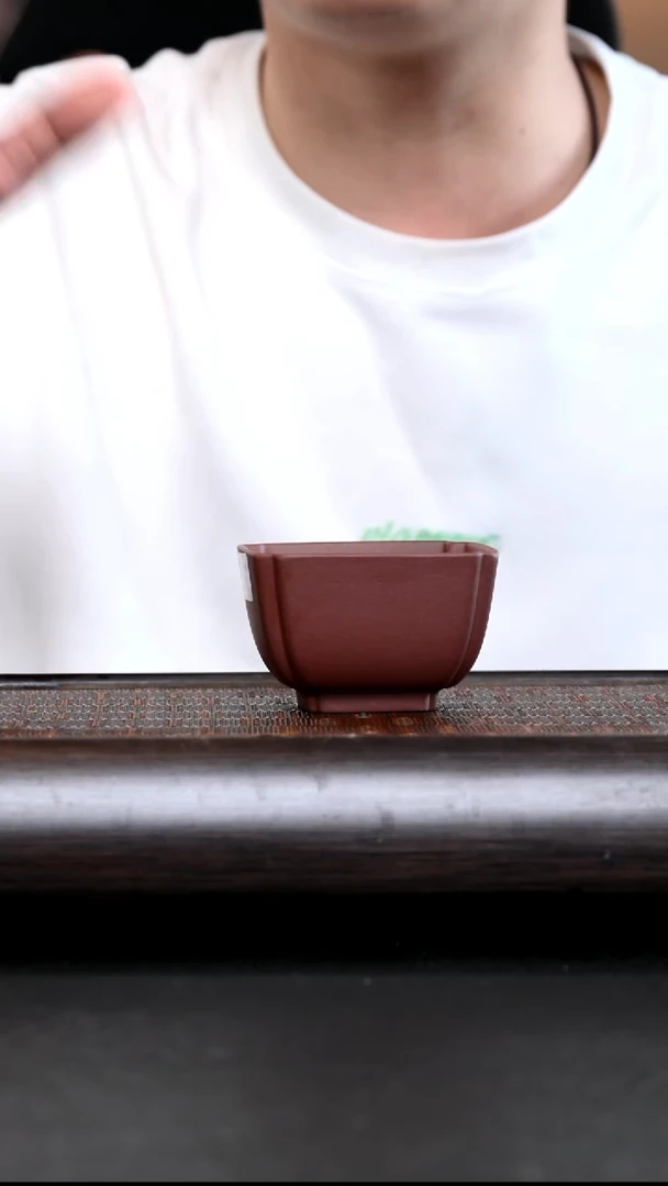 茶杯紫砂YZGT15984 静律杯大 紫泥