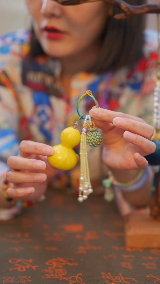 216非遗漆手艺工天然葫芦文玩福禄