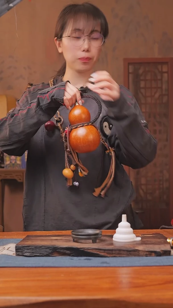 1813号链接精品大漆葫芦现货现发[一物一拍]