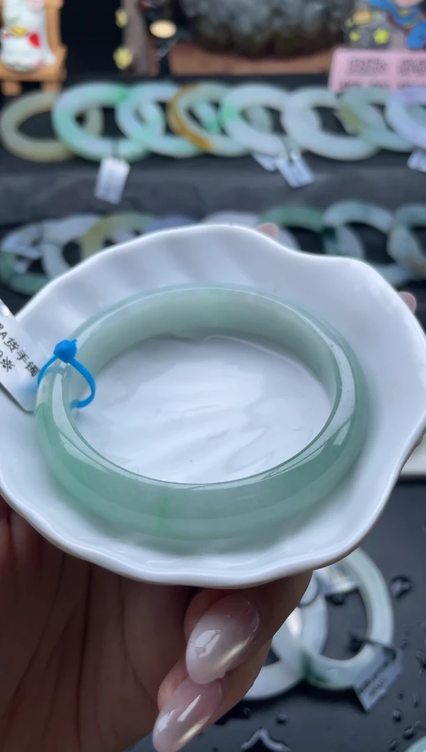 未镶嵌手镯定制翡翠18号手镯57