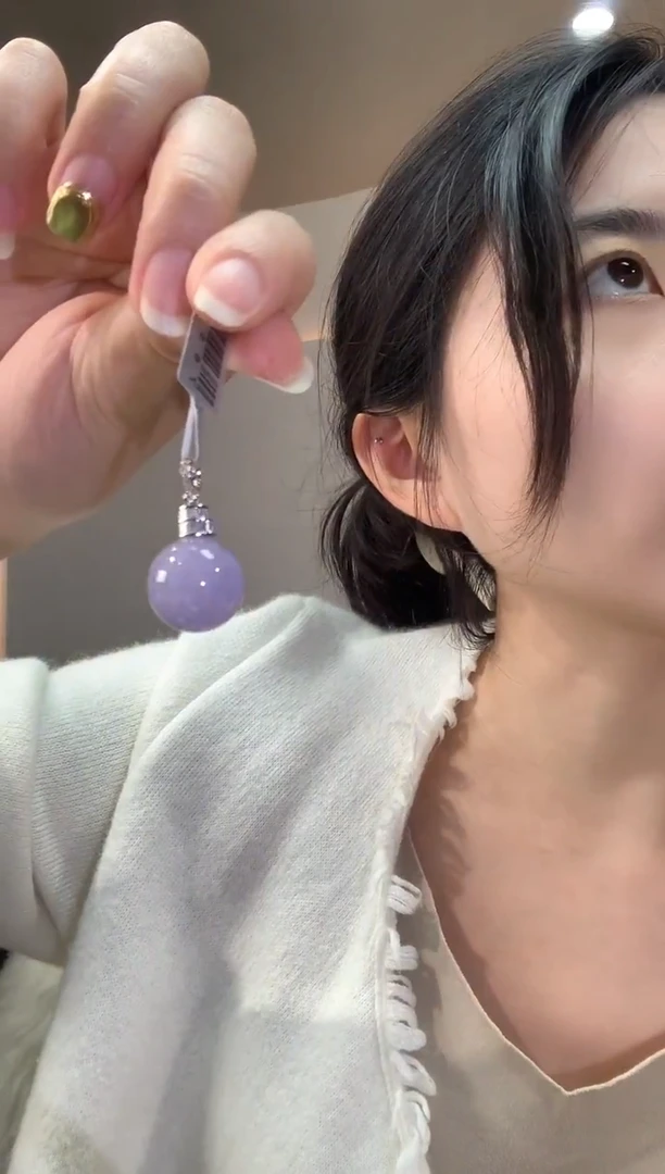 吊坠(不含链)18K金镶嵌翡翠W176|13800