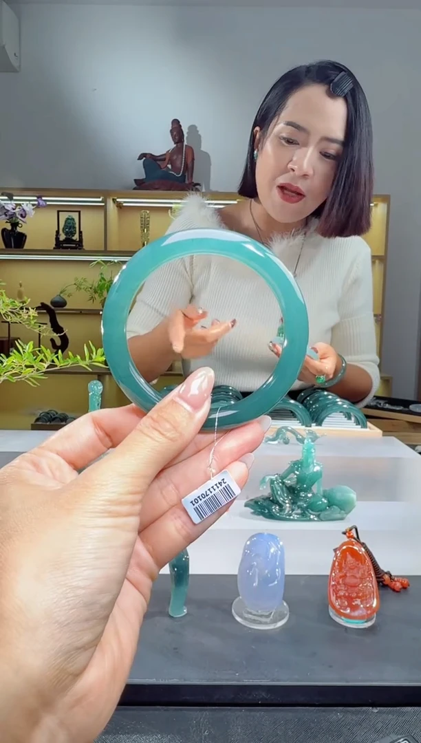 未镶嵌手镯翡翠58.5圈