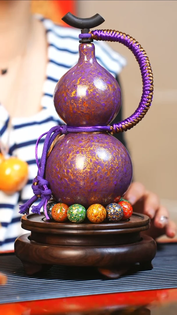 【闪购商品】JX020大师姐臻选非遗大漆酒葫芦