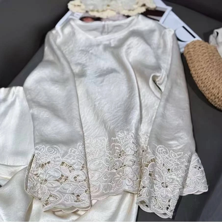 祎祎【浮世花】轻奢高级感气质时尚优雅女装上衣打底2025C18331