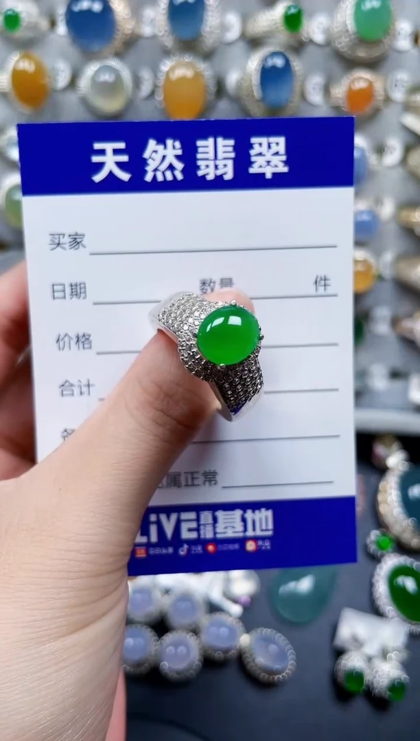 未镶嵌戒指翡翠863