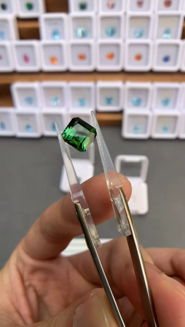 未镶嵌裸石定制碧玺3.87ct 10120