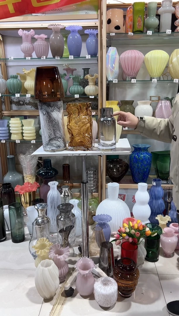 【闪购商品】无铅玻璃银色花瓶111