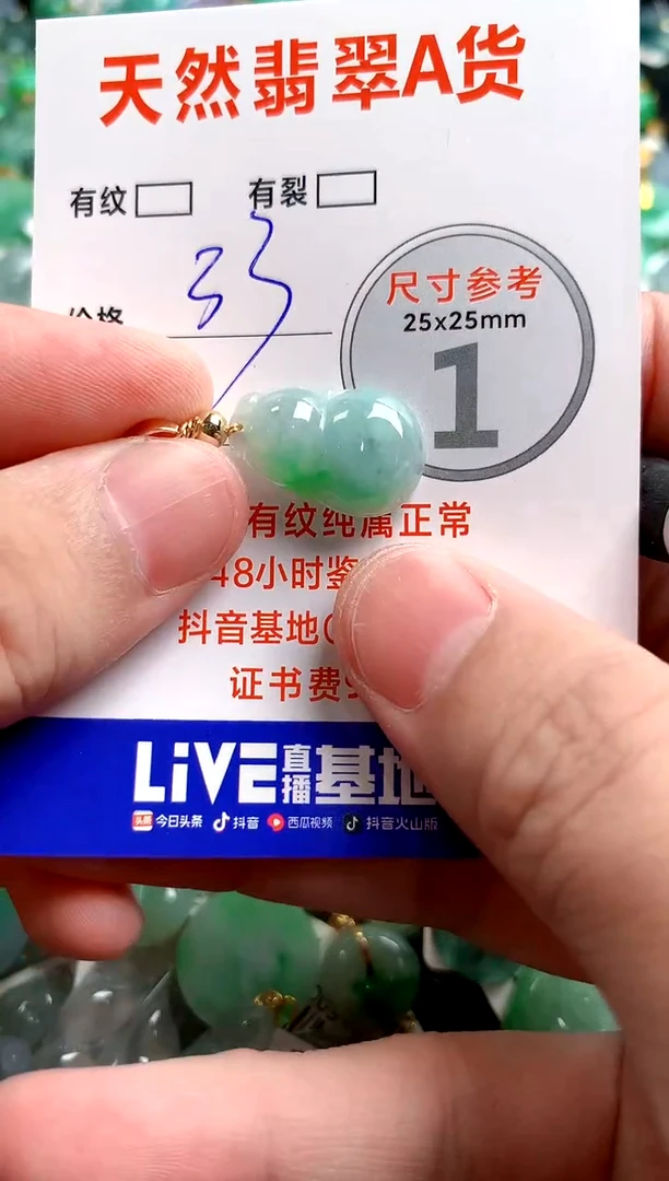 翡翠未镶嵌颈饰14007532