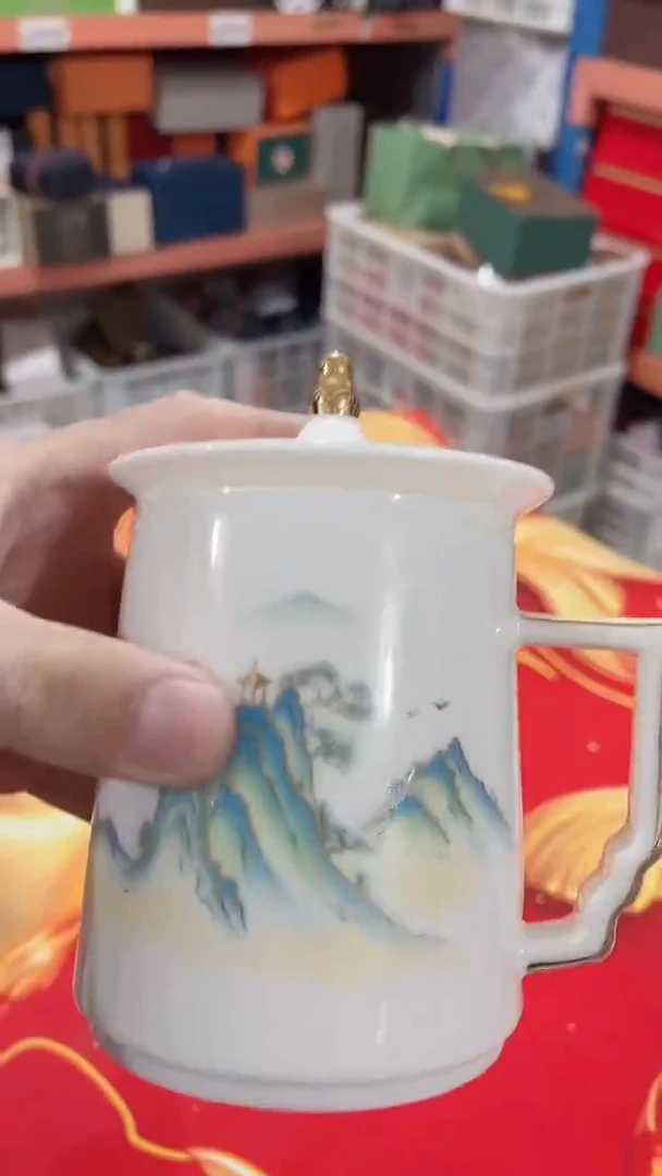 瓷片德艺茶器直播间@@办公杯