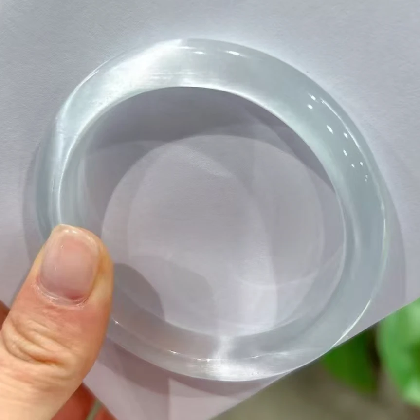 手镯 冰冰蓝 显白简约冰透 60圈口