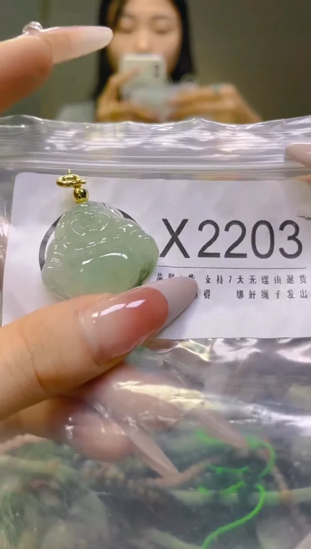 翡翠未镶嵌颈饰/X/翡翠A货一图一物