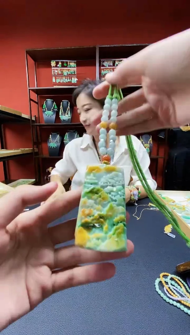 颈饰未镶嵌翡翠翡翠吊坠