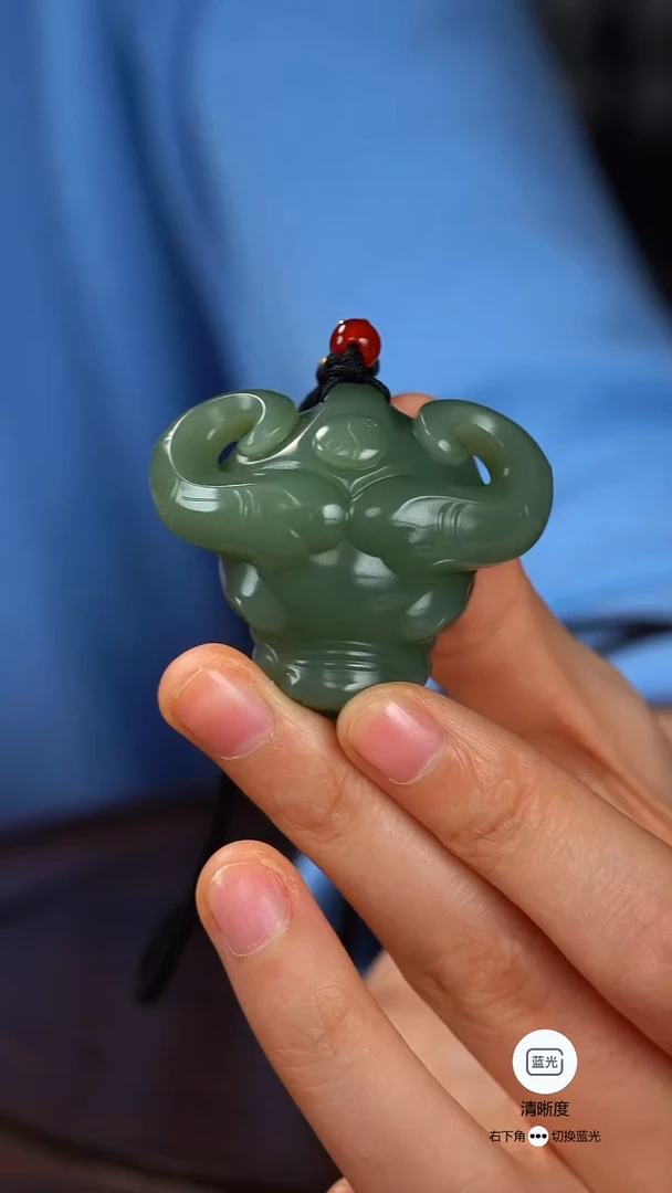 未镶嵌和田玉挂件012扭转乾坤【防拍】