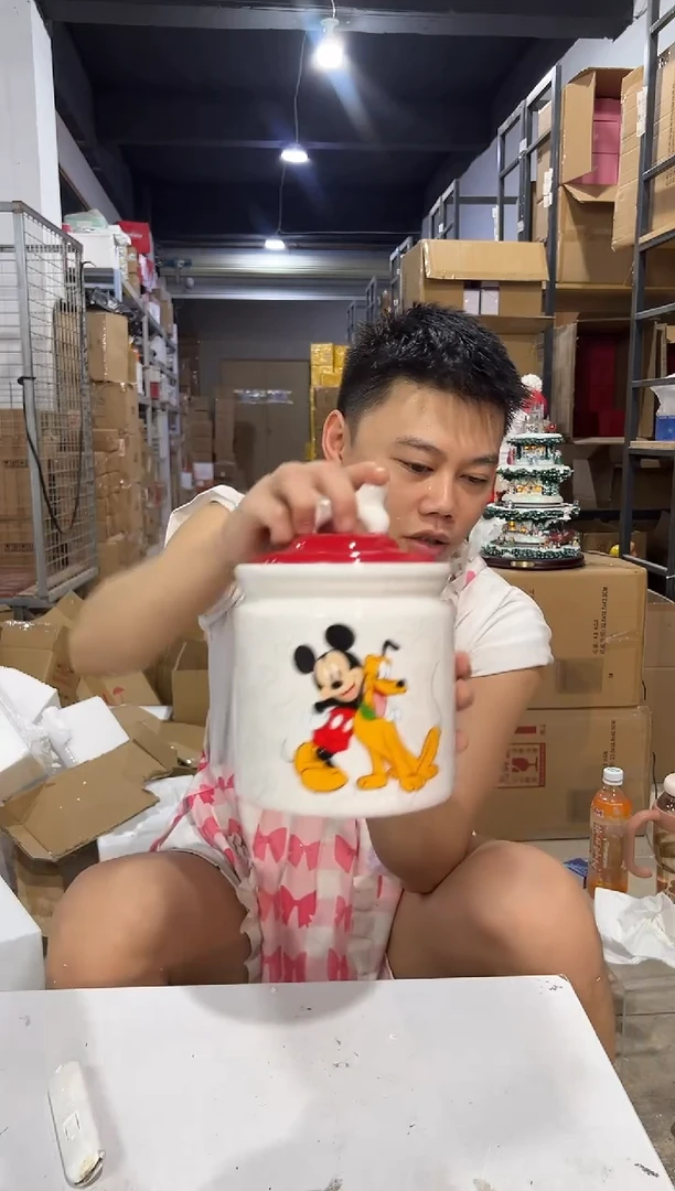 瓷片米奇布鲁托储物罐