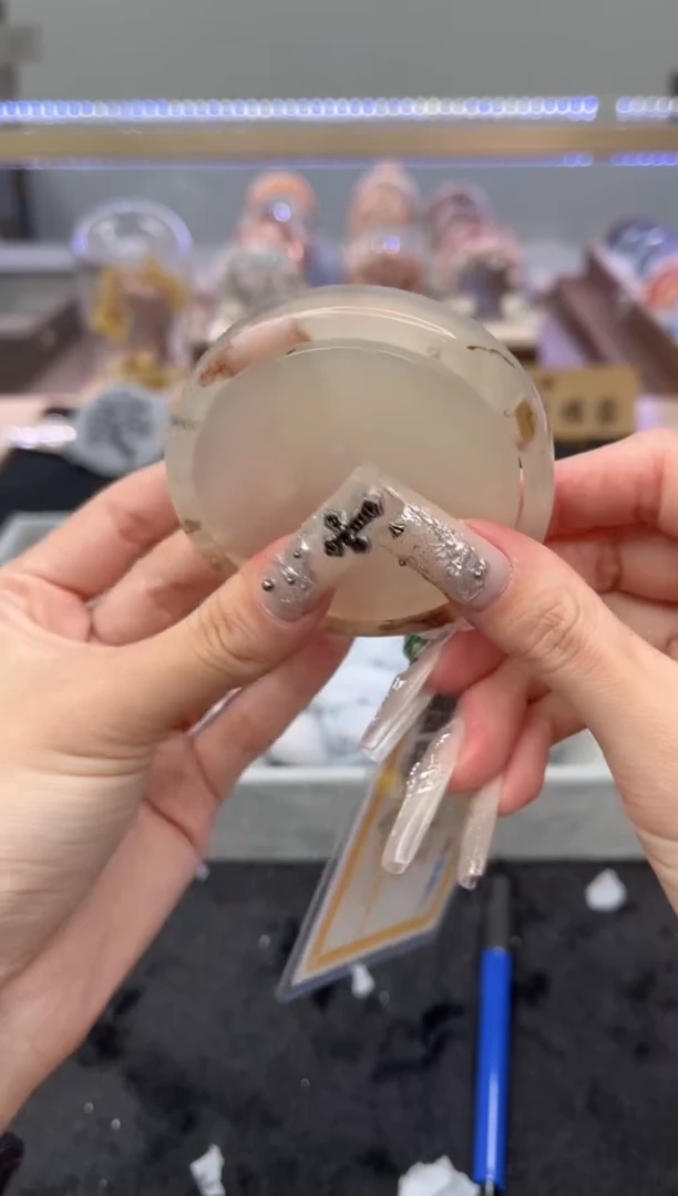 石英质玉手镯未镶嵌58圈口6090215