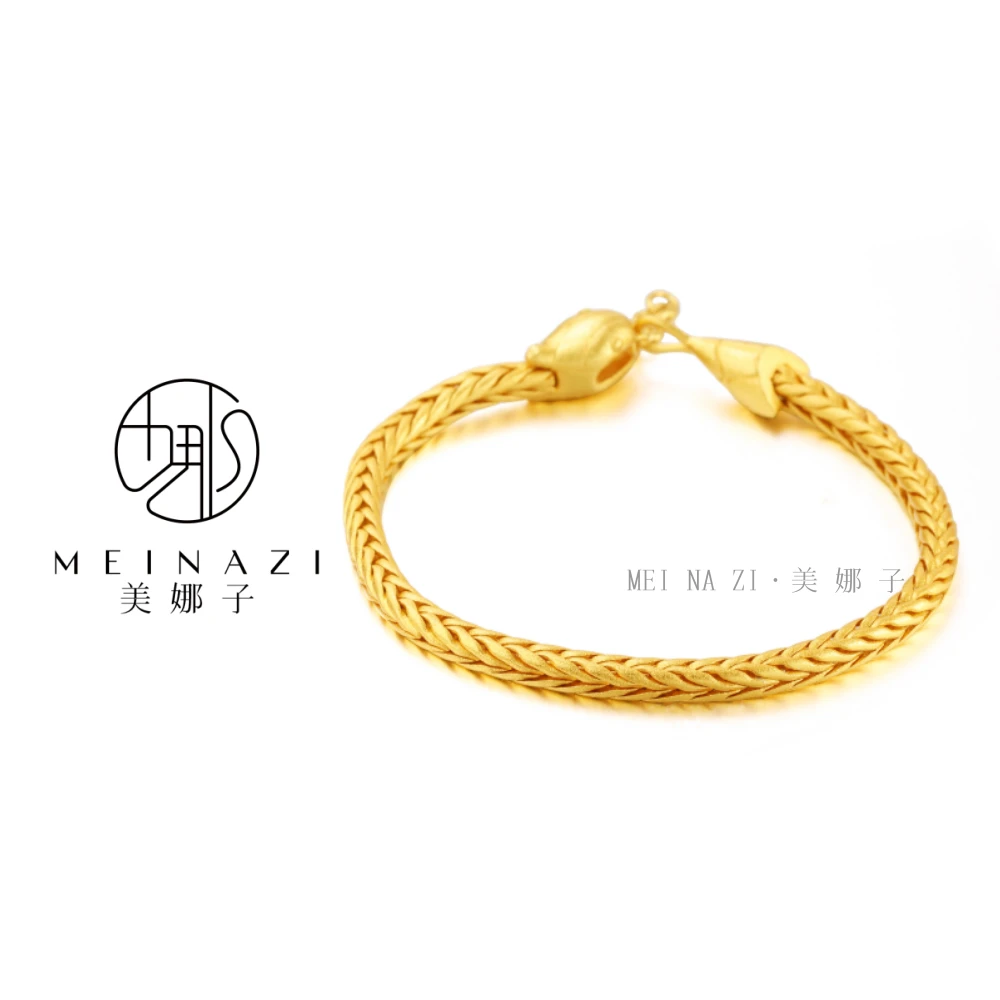 MEINA/蛇手链 蛇年礼物手链简约轻奢编织