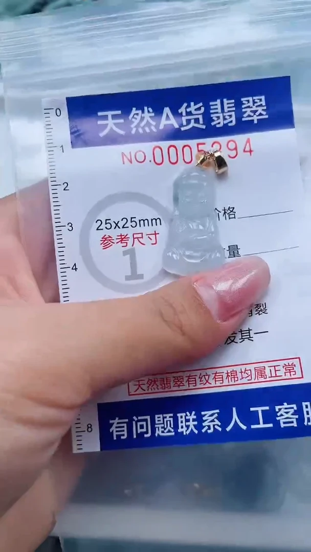 翡翠未镶嵌吊坠(不含链)1