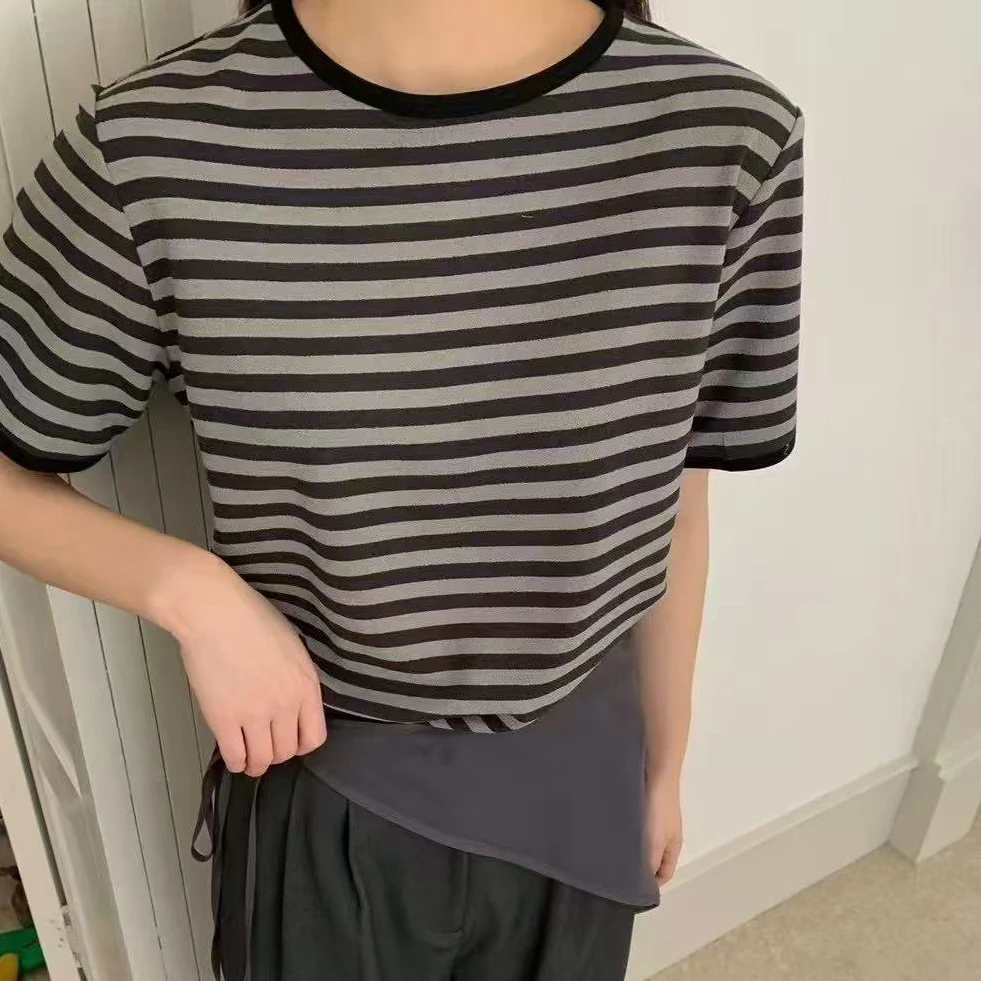 好看好穿的条纹T恤，舒服百搭哦