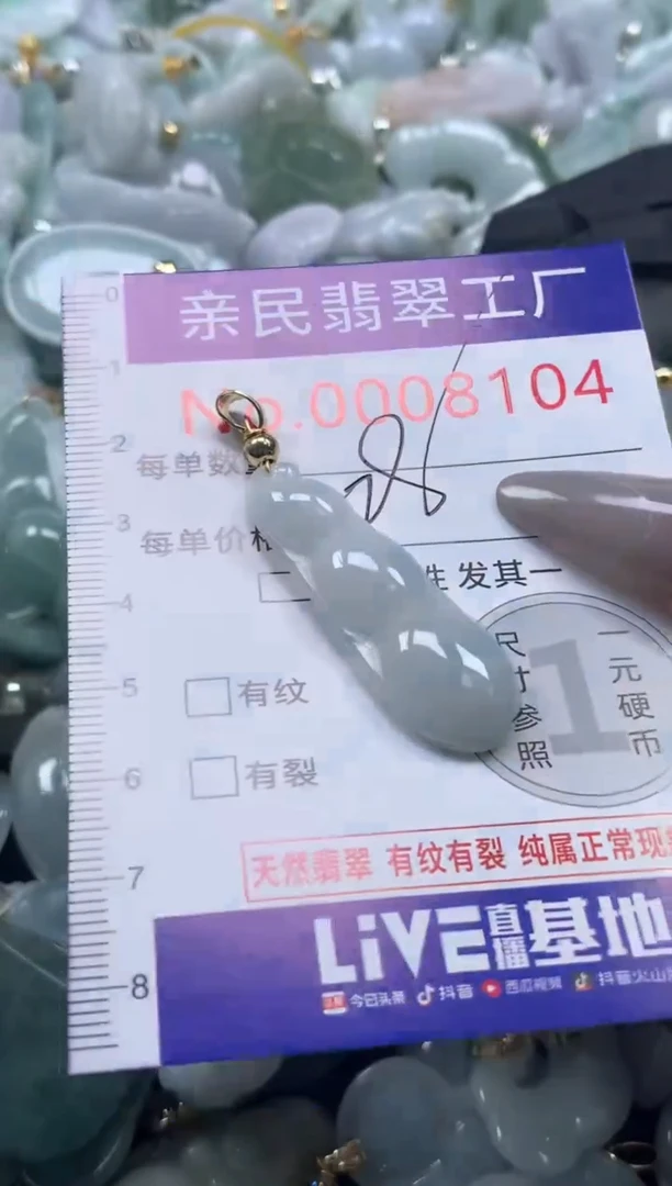 颈饰未镶嵌翡翠8104